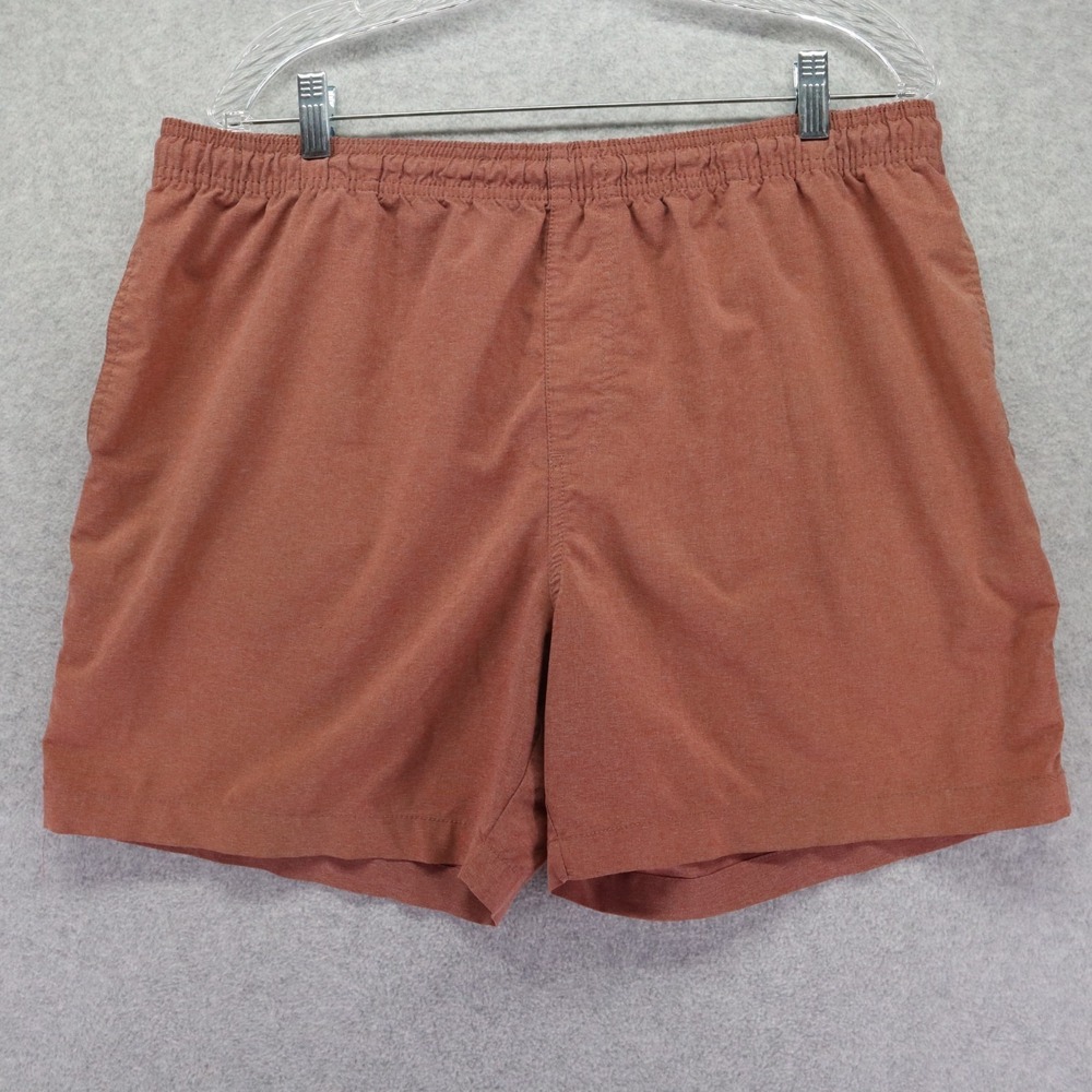 Chubbies Shorts Mens XL Activewear Elastic Waist Drawstring‎ Athleisure Rust Red
